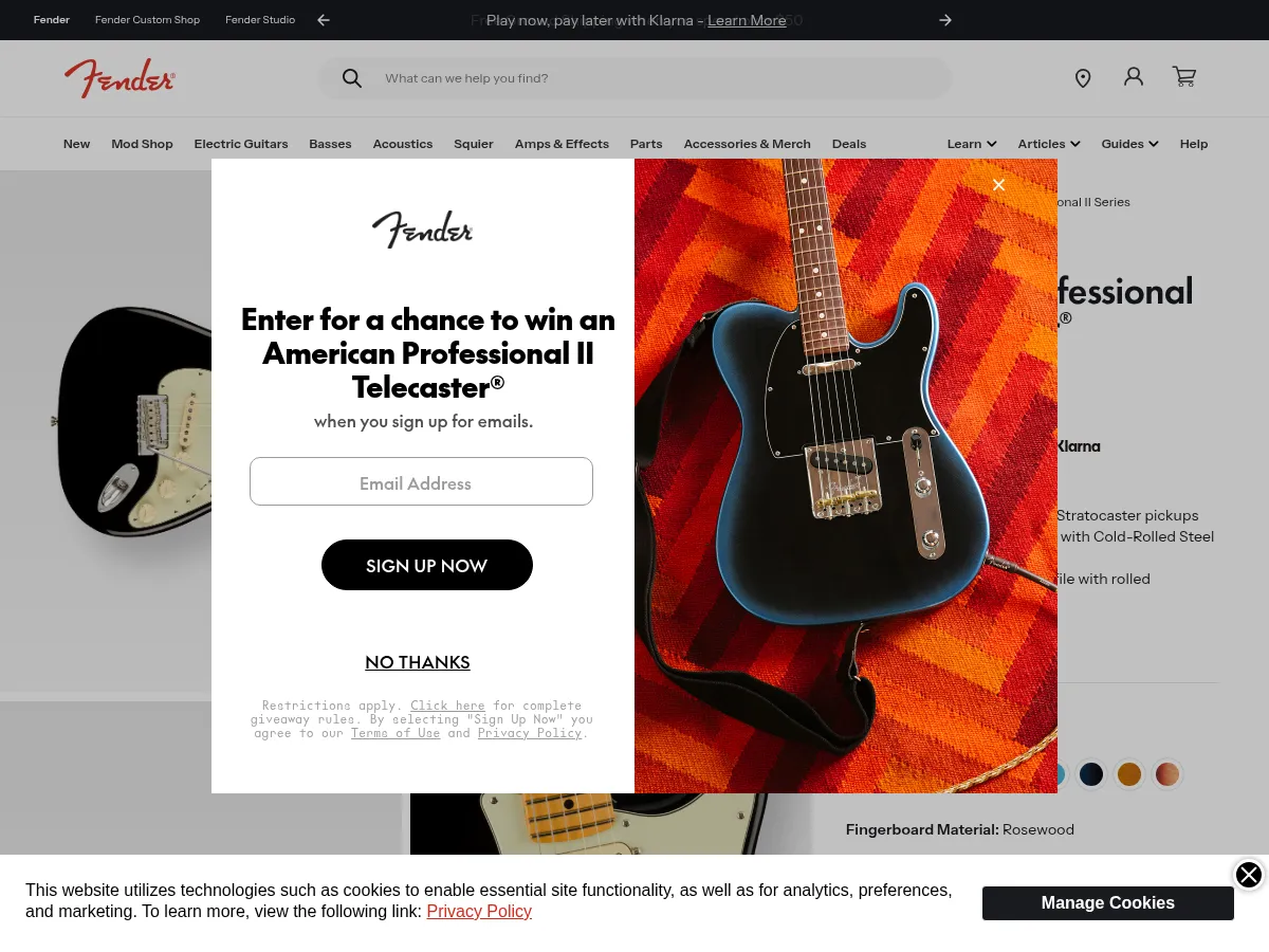 Fender American Professional II Stratocaster