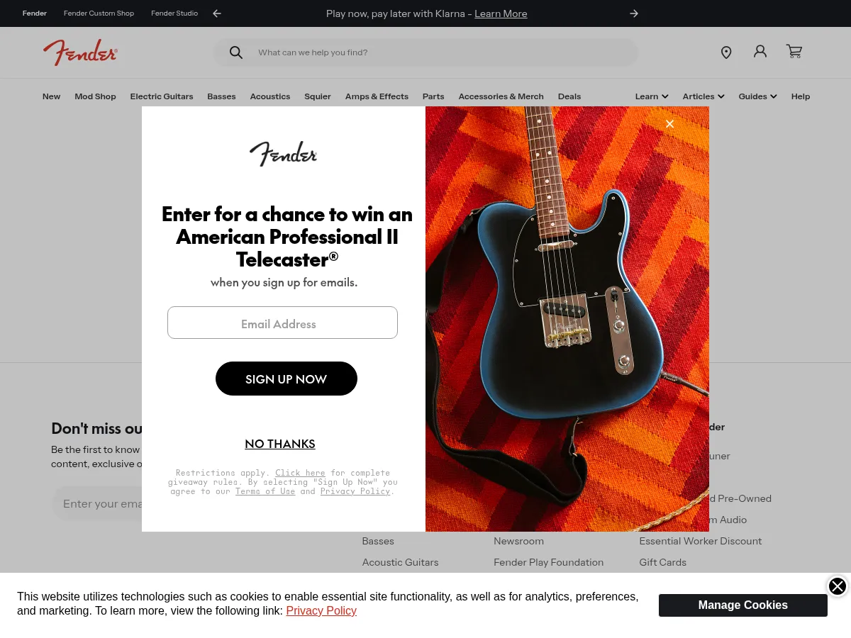 Fender American Ultra Stratocaster