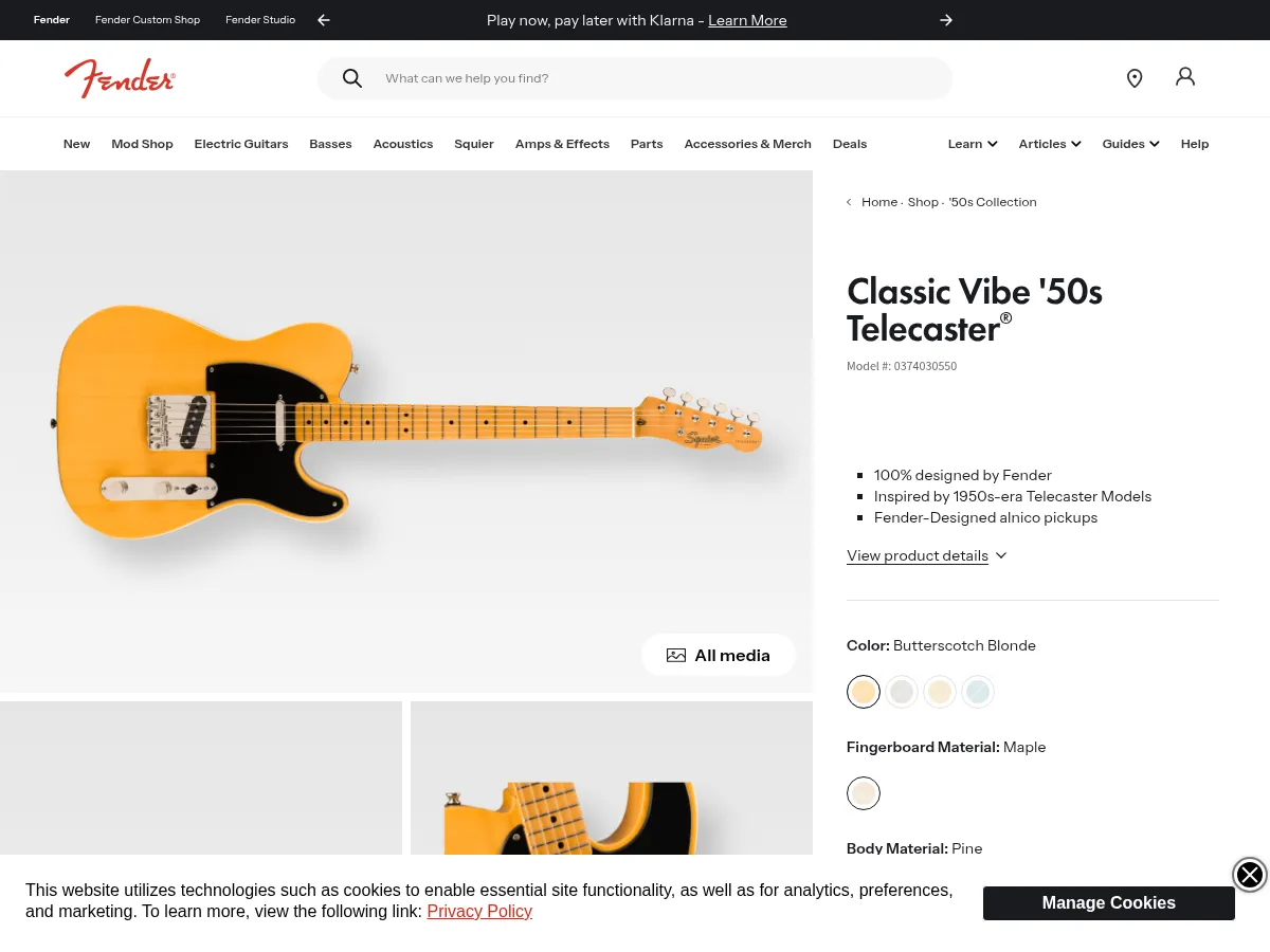 Squier Classic Vibe '50s Telecaster