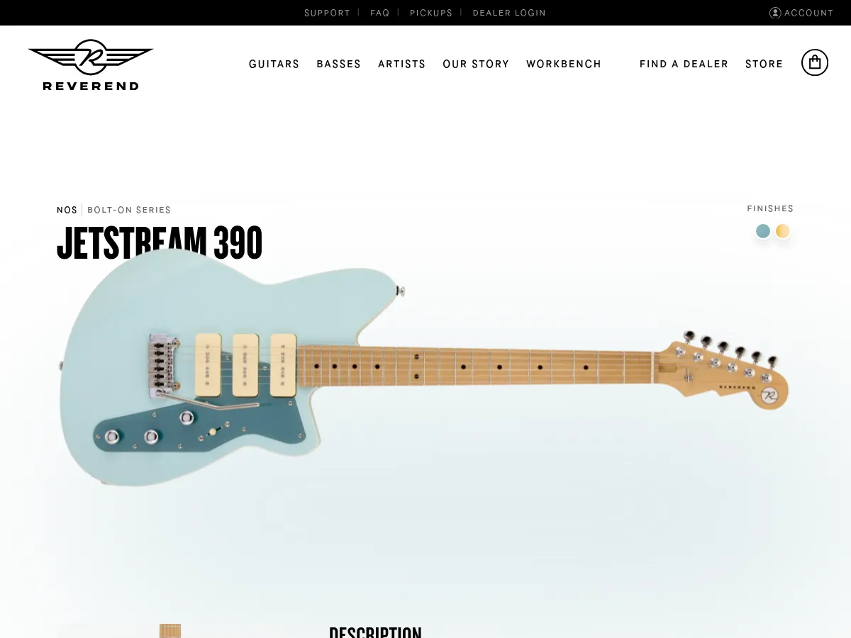 Reverend Jetstream 390