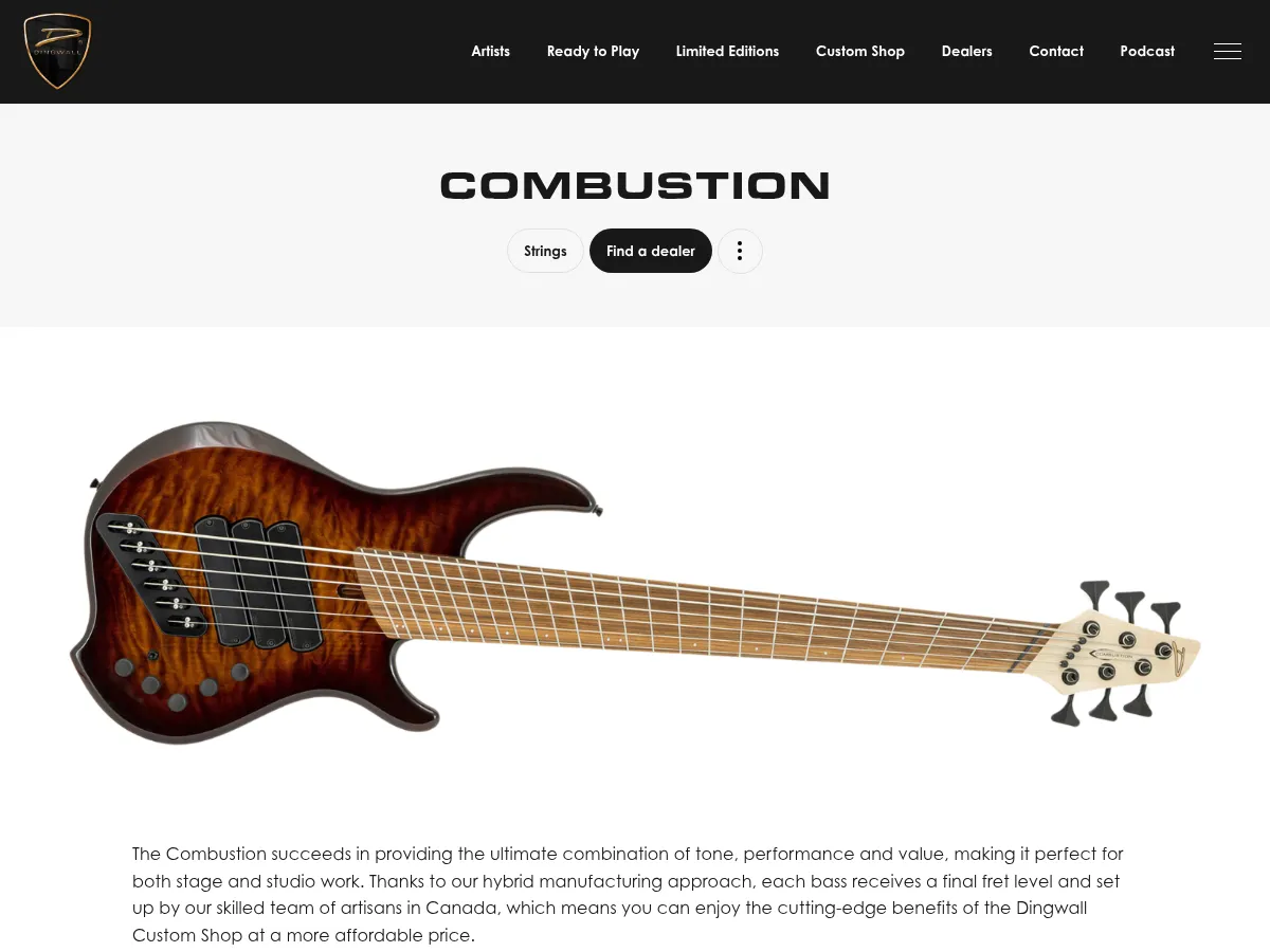 Dingwall NG3 Combustion