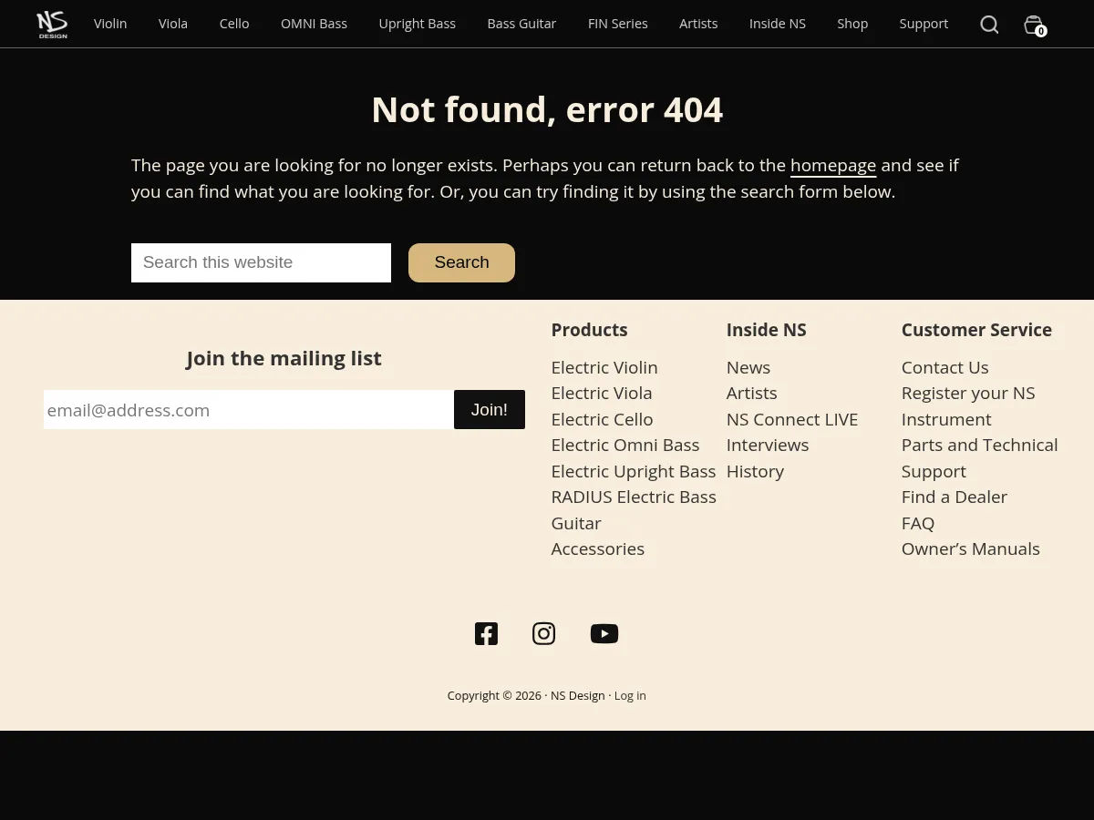 NS Design WAV5 Electric Violin