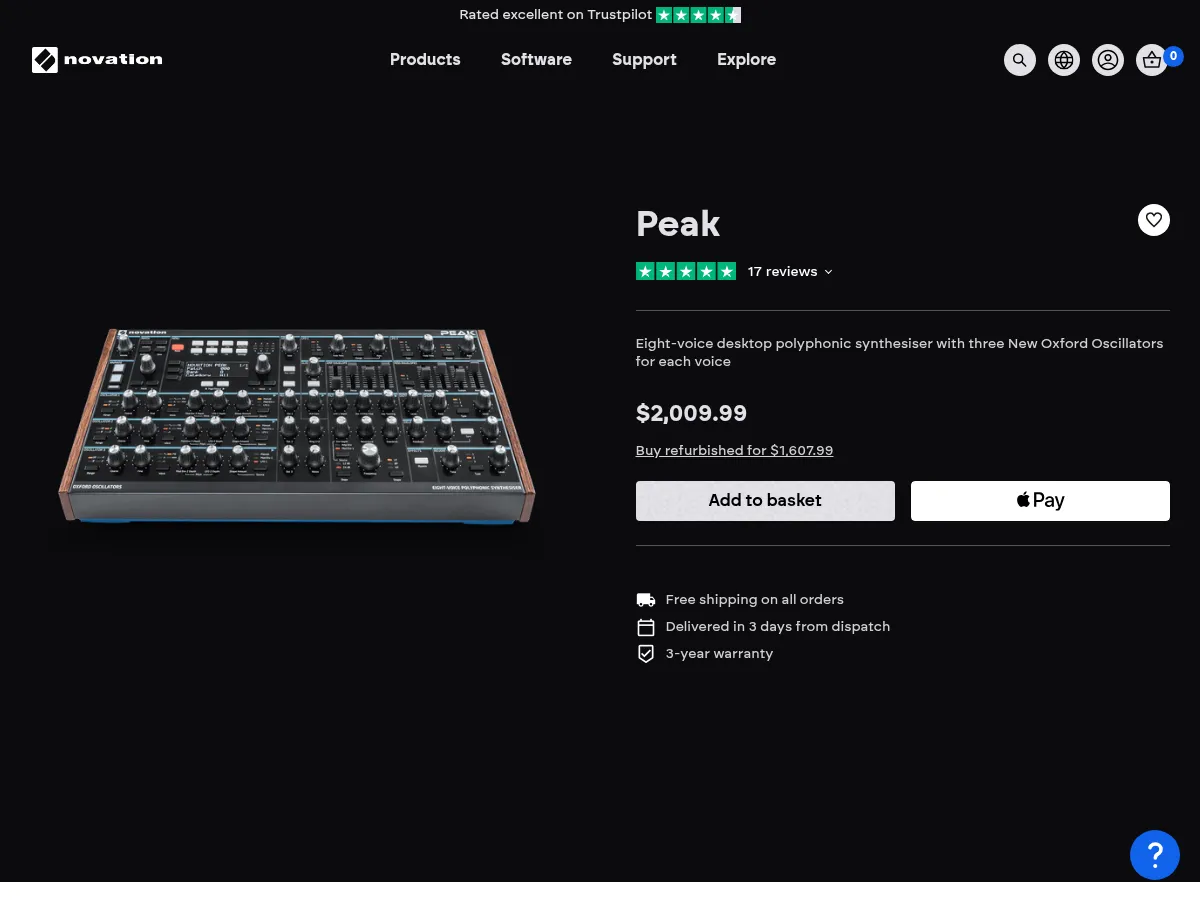 Novation Peak