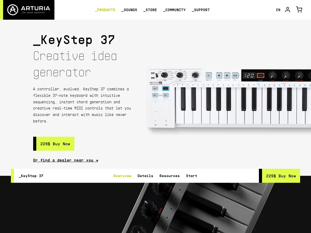 Arturia KeyStep 37