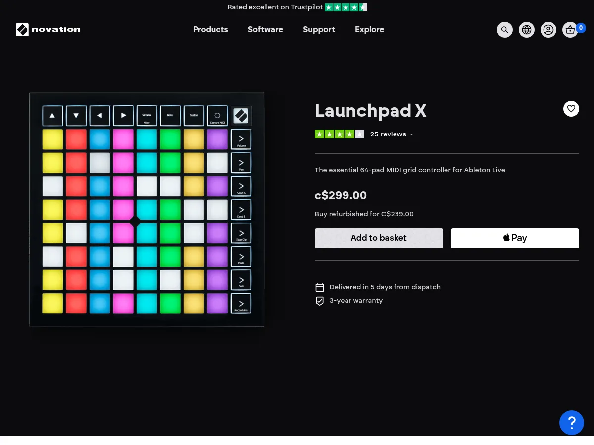 Novation Launchpad X