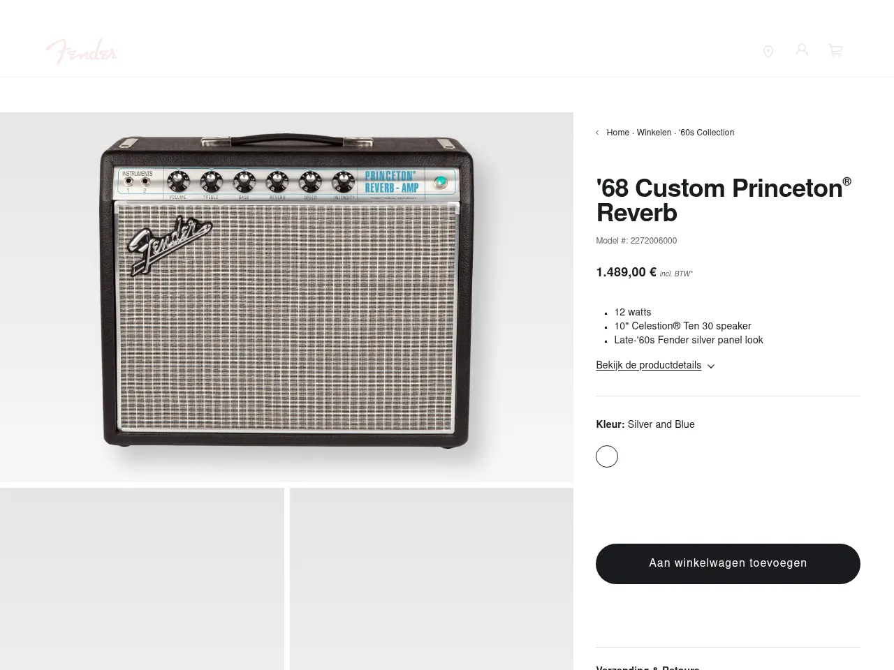 Fender Princeton Reverb '68 Custom
