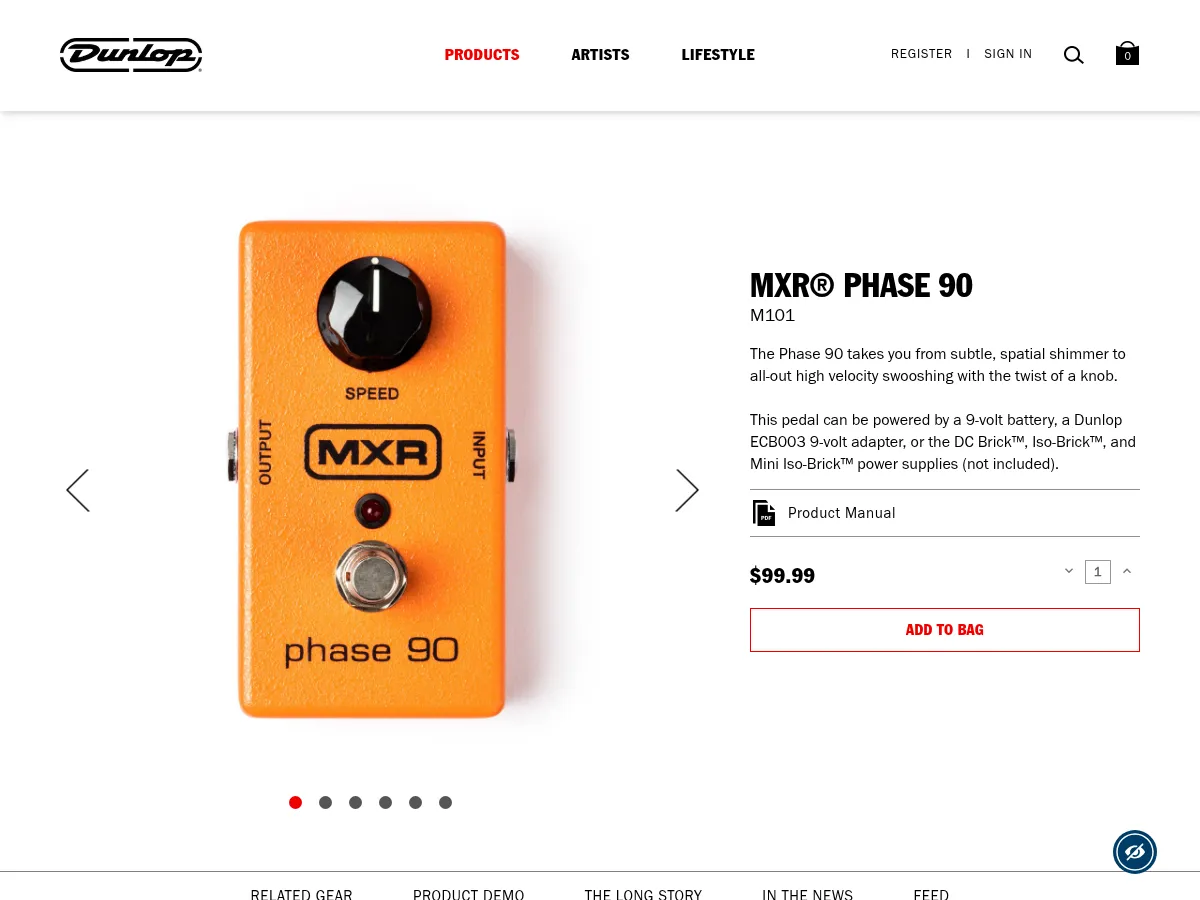 MXR Phase 90