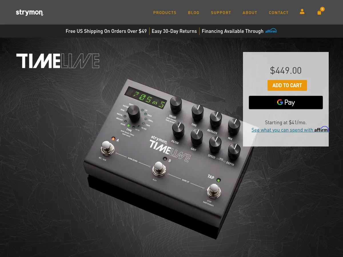 Strymon Timeline