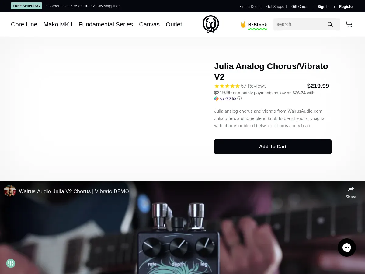 Walrus Audio Julia V2