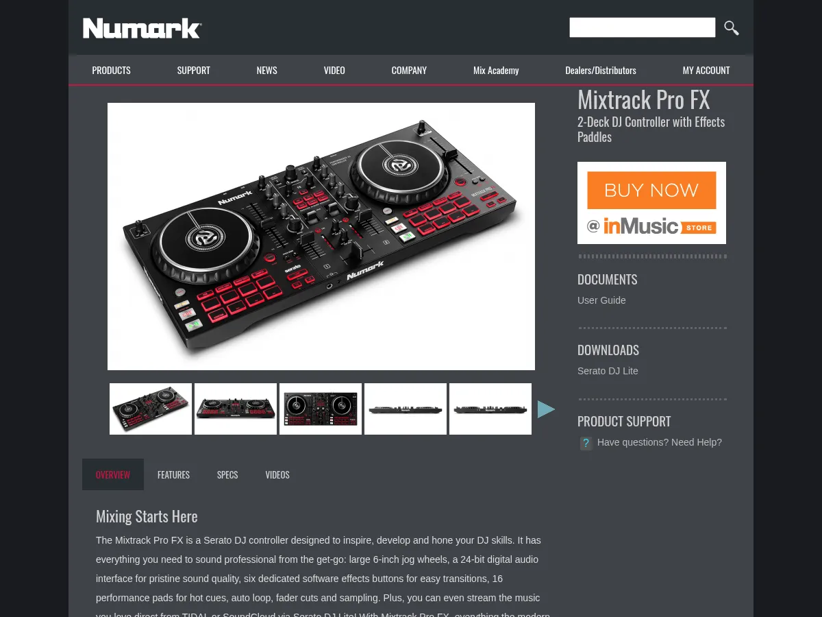 Numark Mixtrack Pro FX
