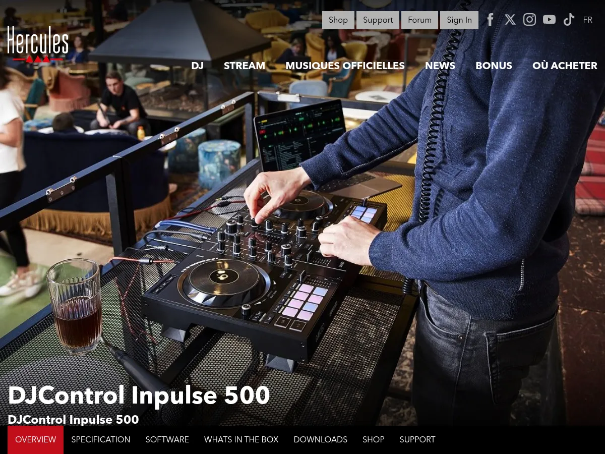 Hercules DJControl Inpulse 500