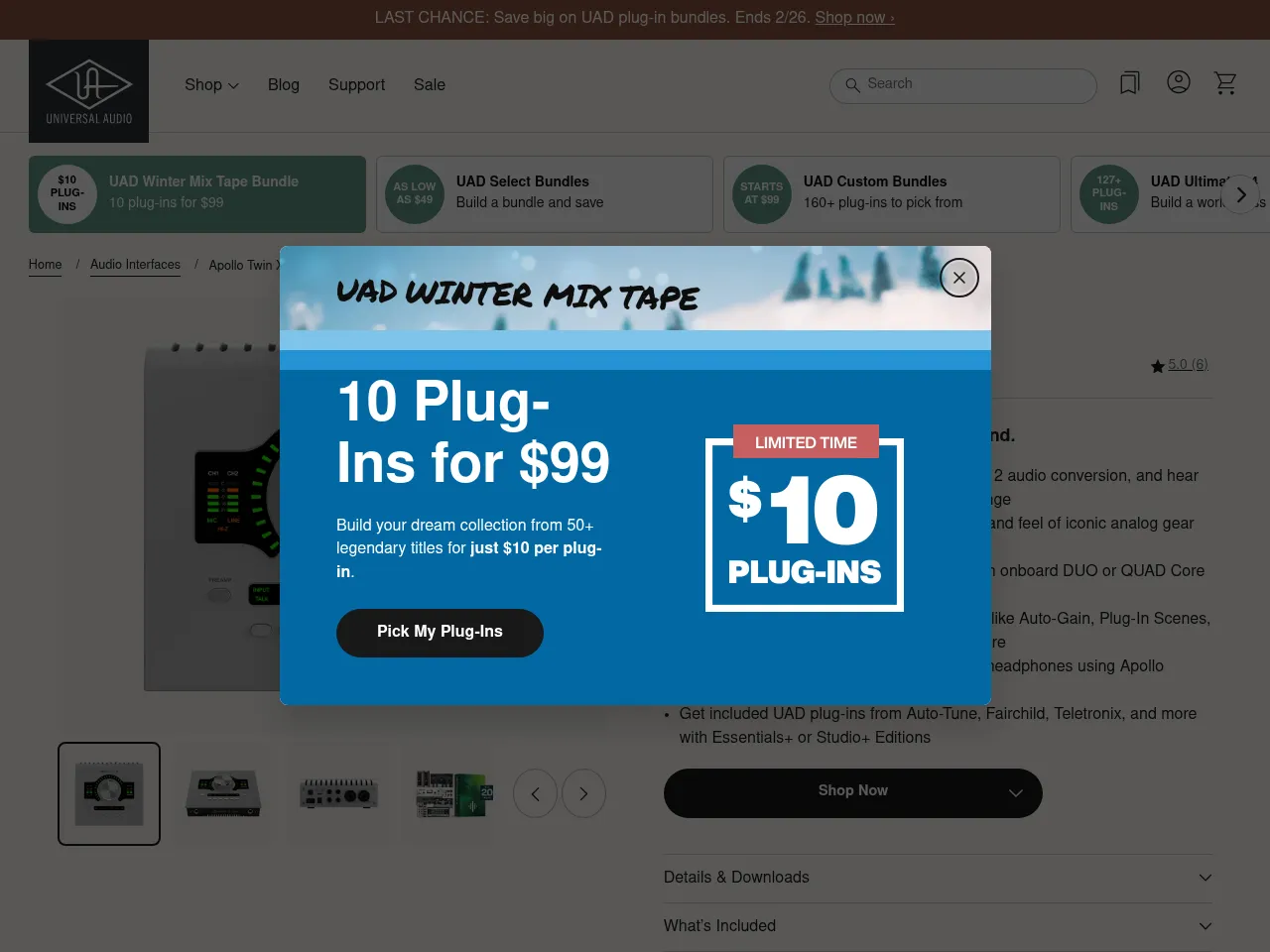 Universal Audio Apollo Twin X