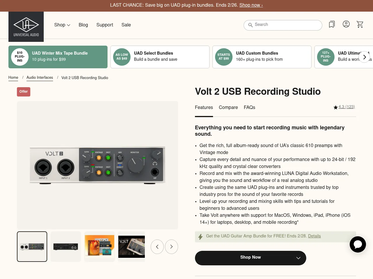 Universal Audio Volt 2