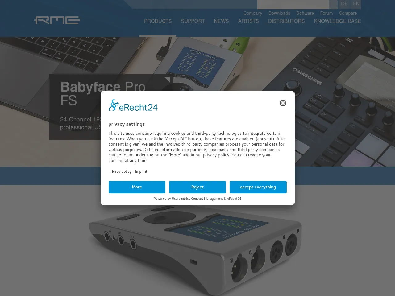 RME Babyface Pro FS