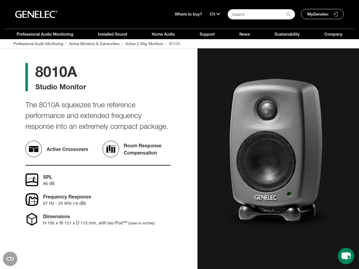 Genelec 8010A
