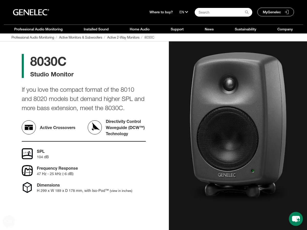 Genelec 8030C