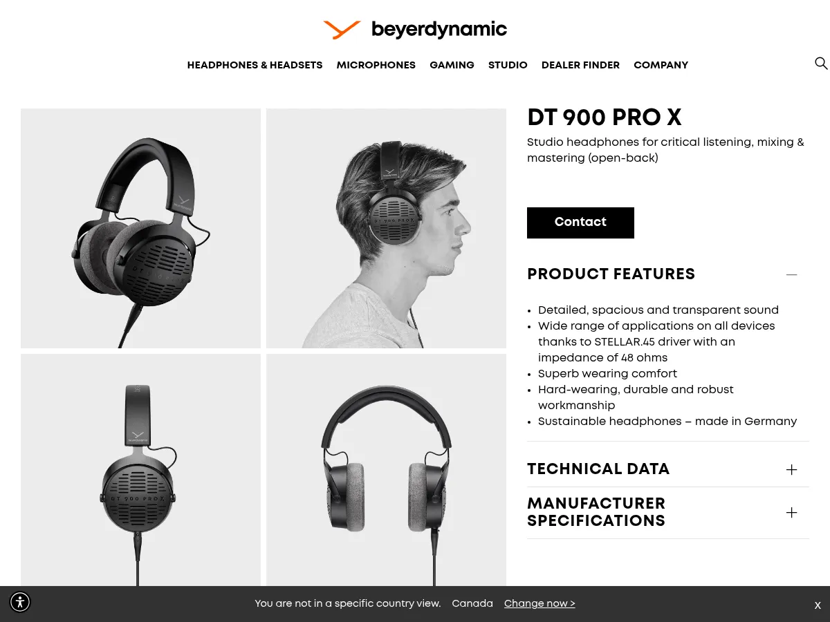 Beyerdynamic DT 900 Pro X