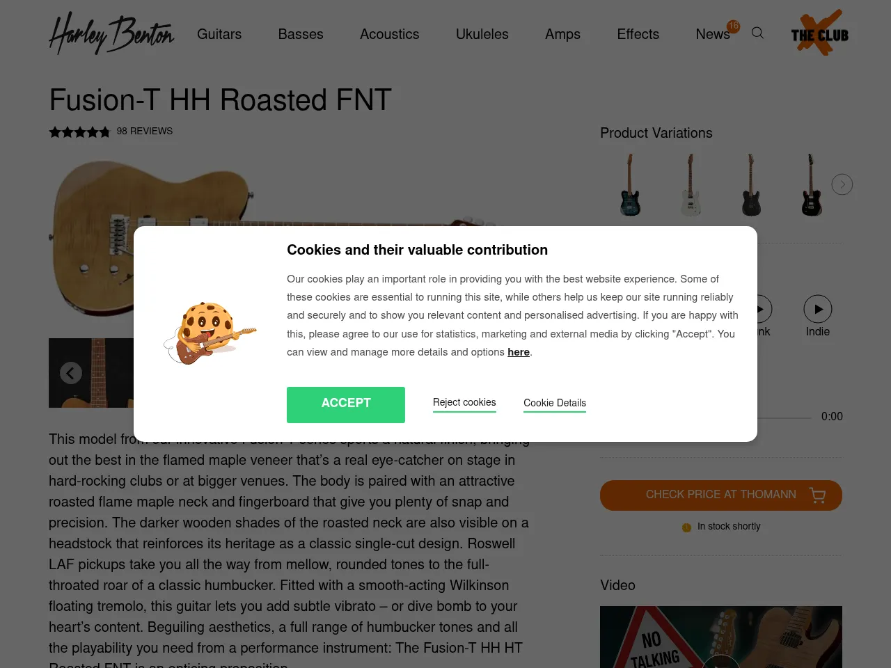 Harley Benton Fusion-II