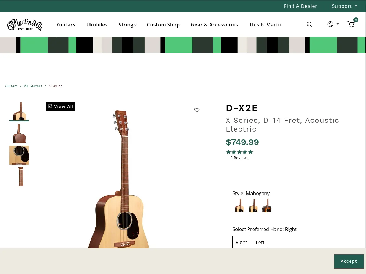 Martin D-X2E