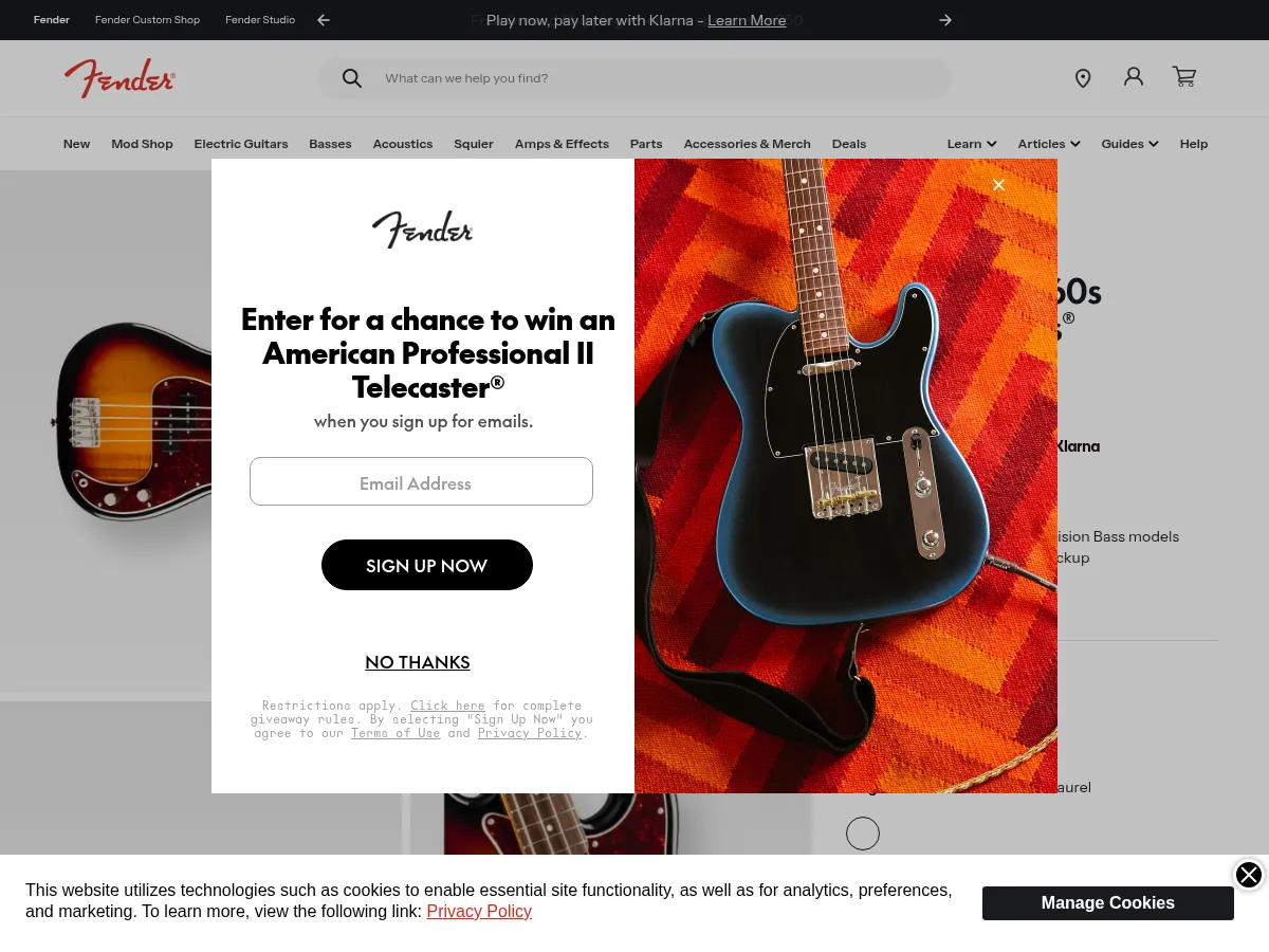 Squier Classic Vibe '60s Precision Bass