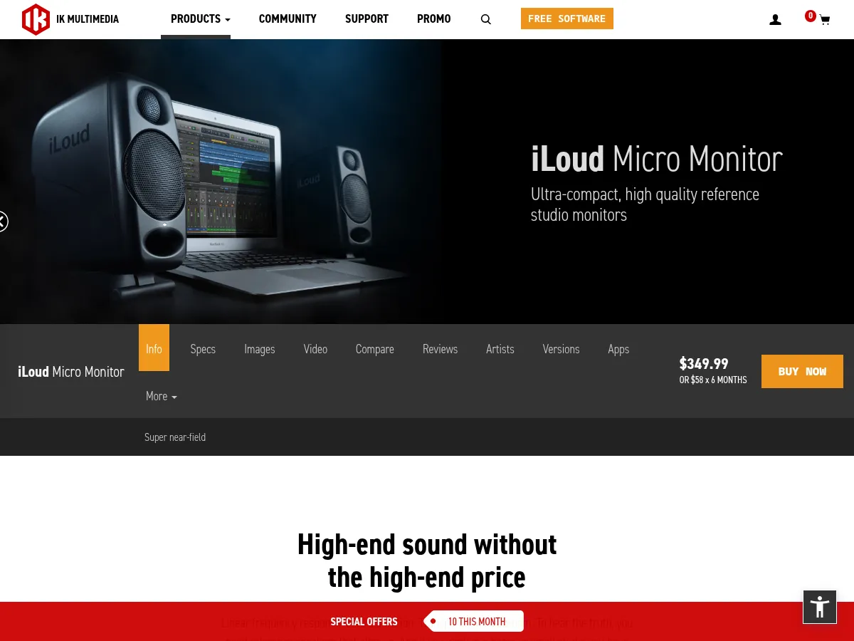 IK Multimedia iLoud Micro Monitor