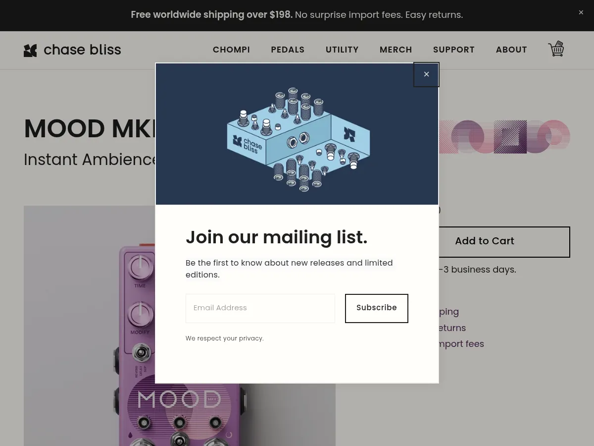 Chase Bliss Mood MkII