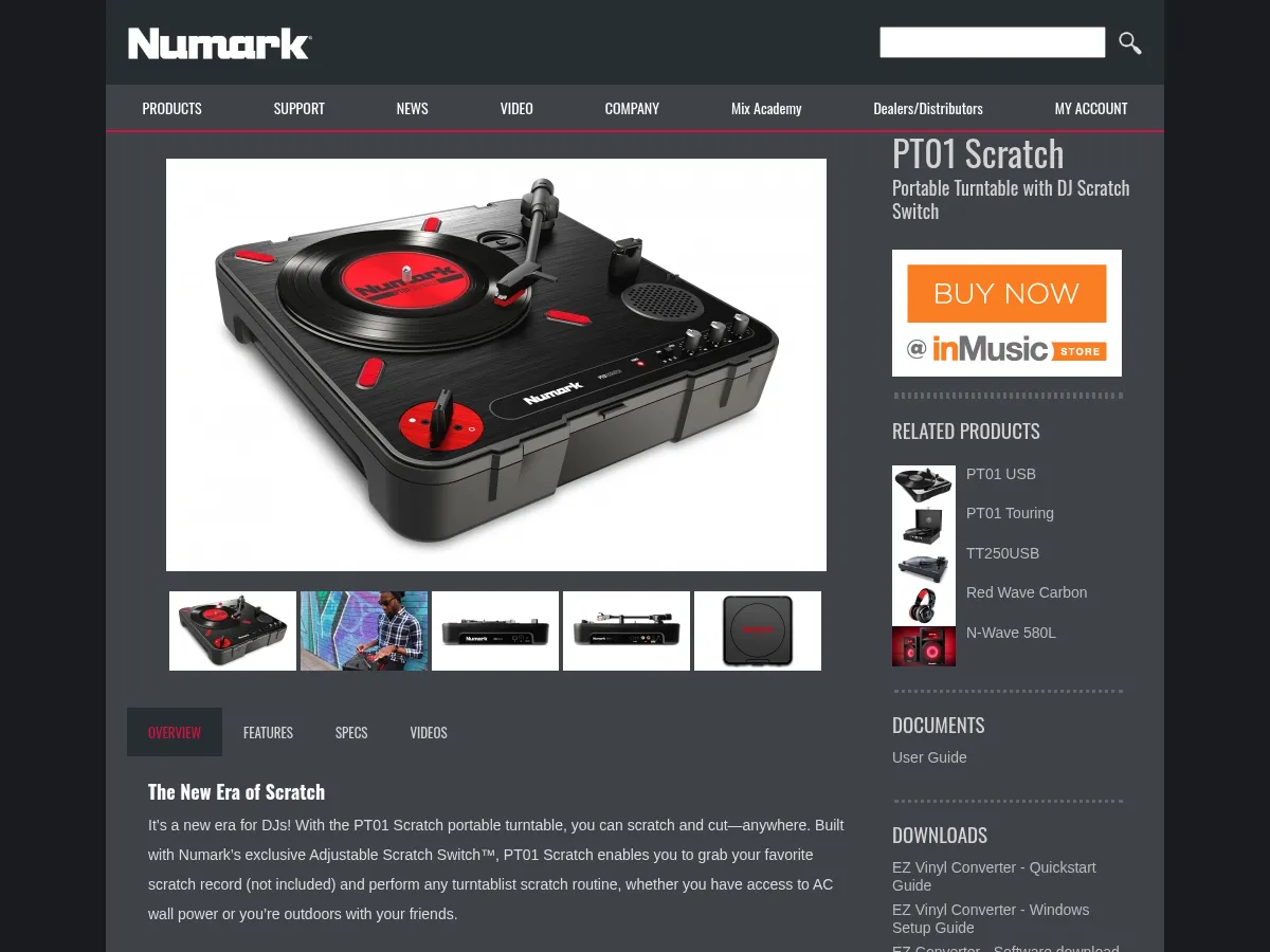 Numark PT01 Scratch