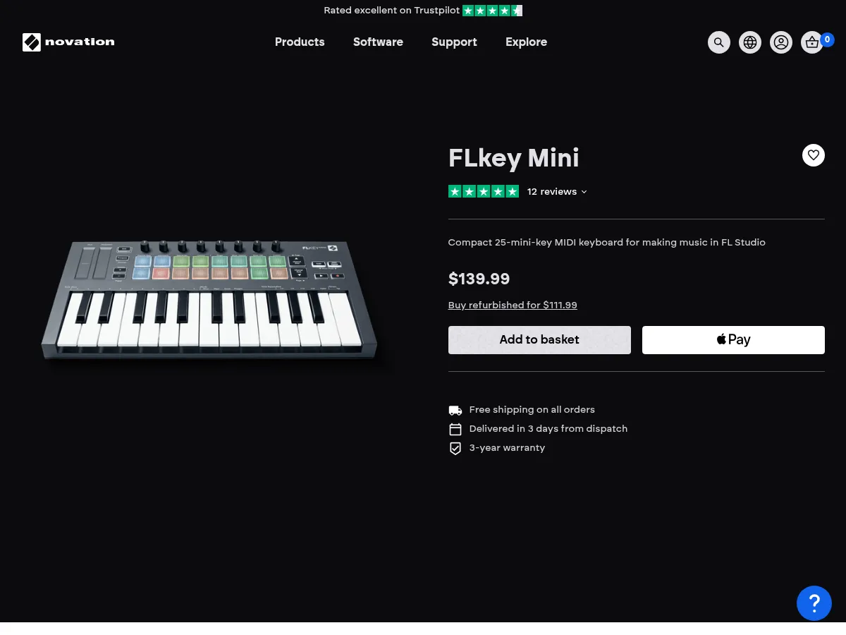 Novation FLkey Mini