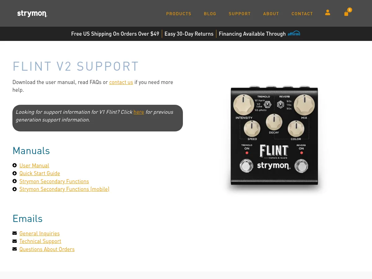 Strymon Flint V2