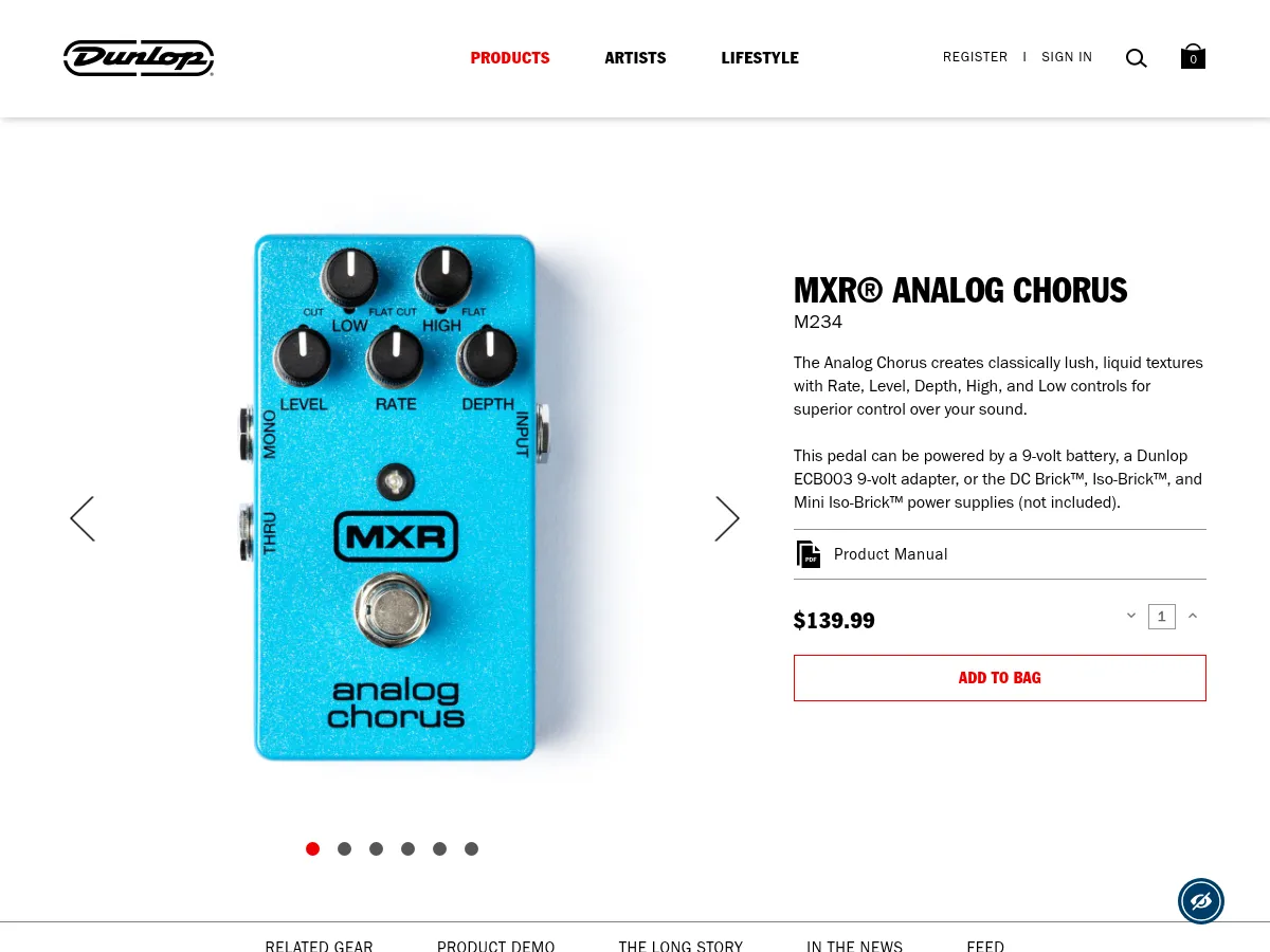 MXR M234 Analog Chorus