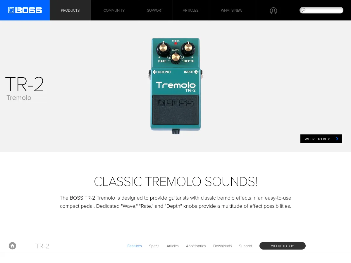 Boss TR-2 Tremolo