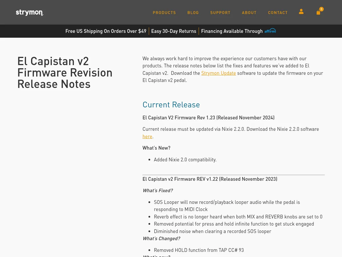 Strymon El Capistan V2
