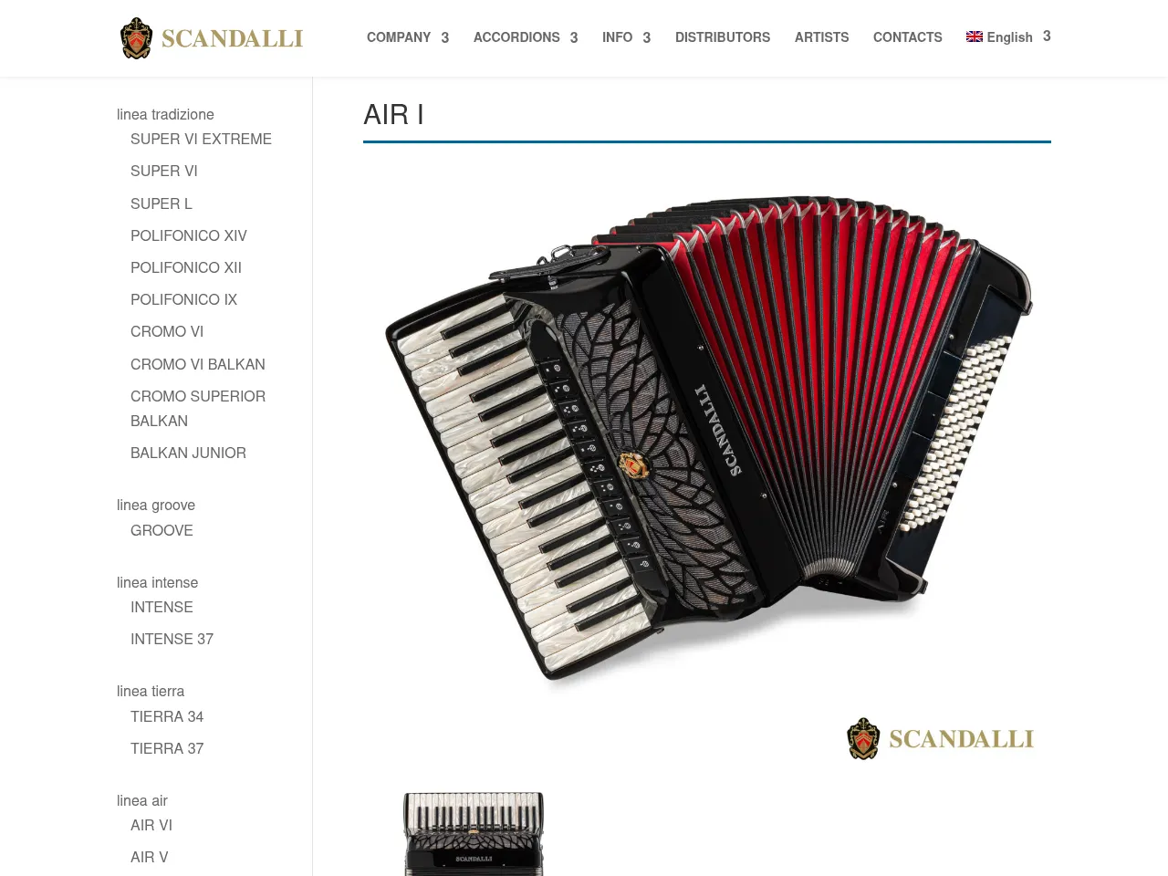 Scandalli Air 41 Button Accordion