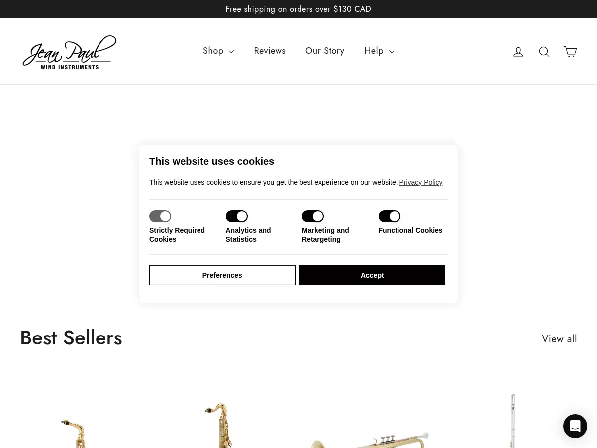 Jean Paul USA TR-430 Intermediate Bb Trumpet