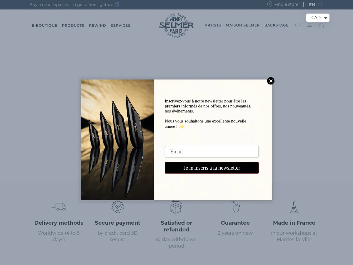 Selmer Paris Presence Professional Bb Clarinet