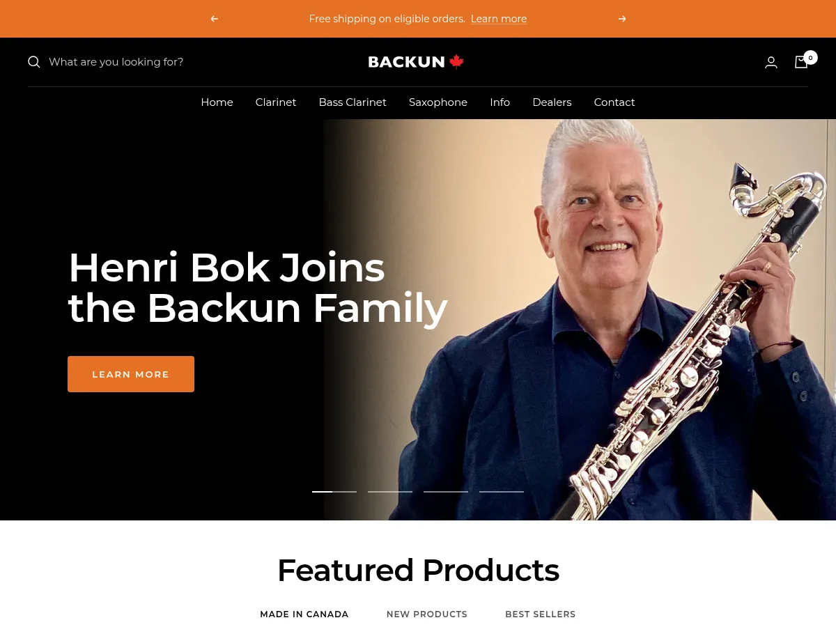 Backun Lumiere Professional Bb Clarinet