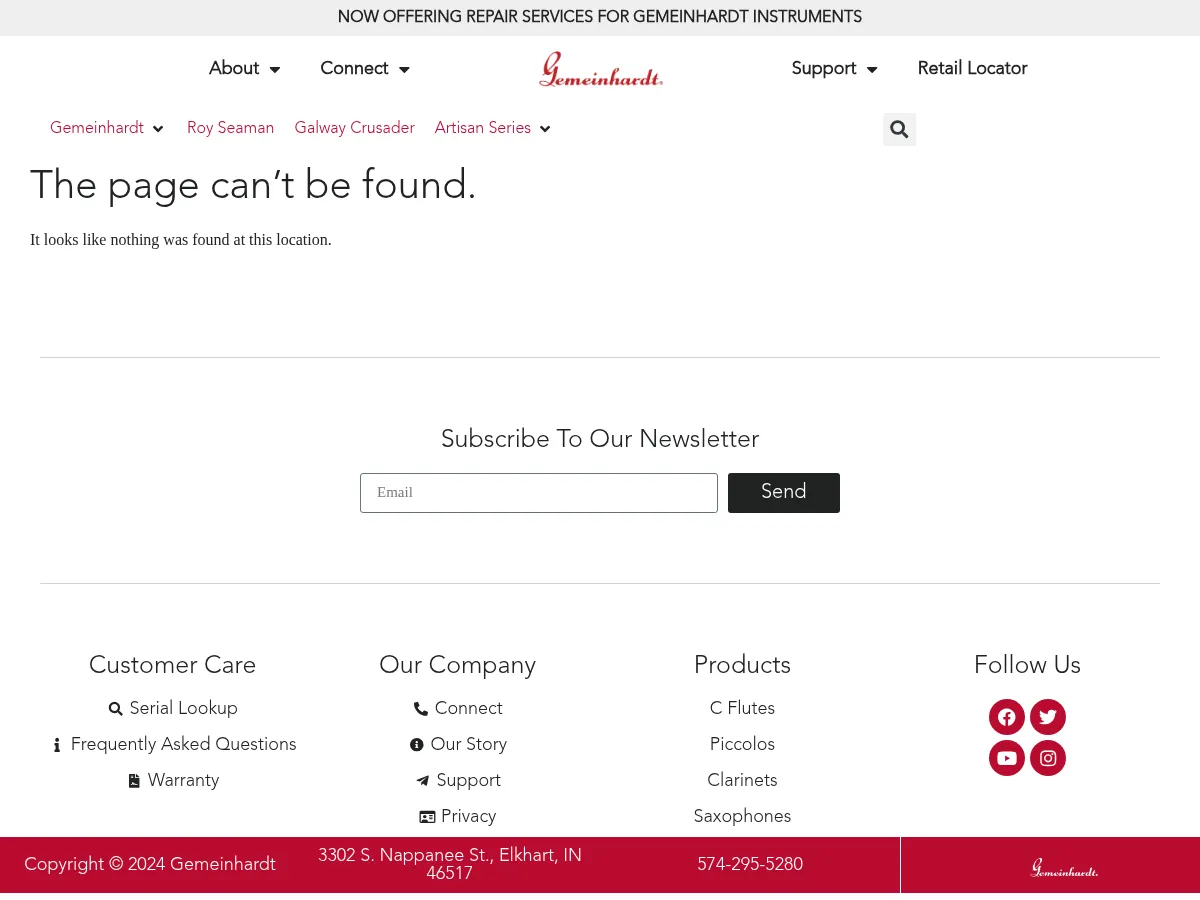 Gemeinhardt 3OB Professional Concert Flute