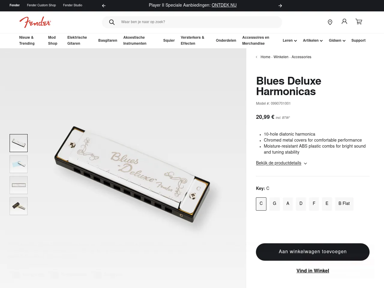 Fender Blues Deluxe Harmonica