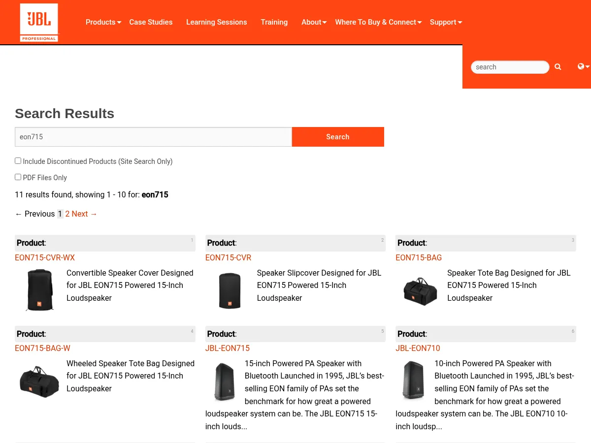 JBL EON715 15-Inch Powered PA Speaker