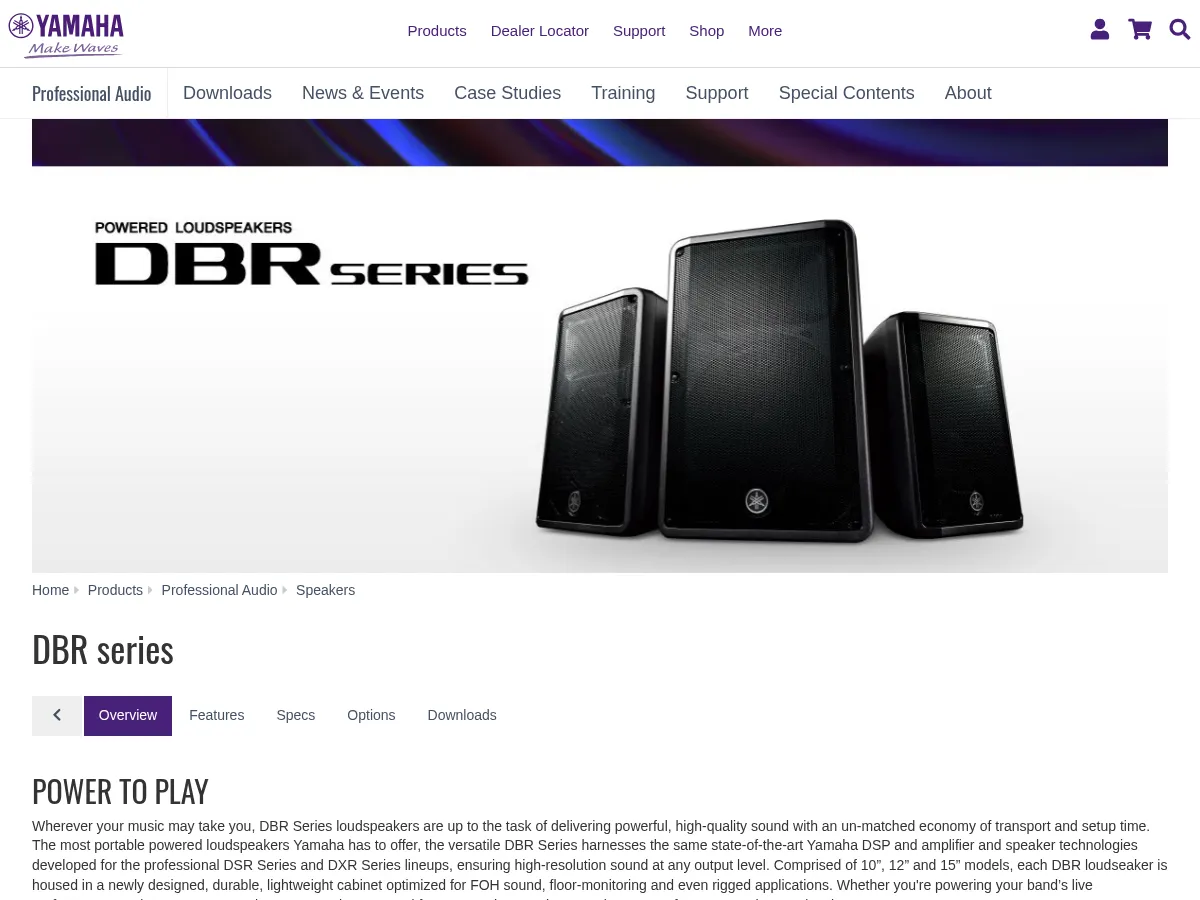 Yamaha DBR15 Powered Speaker