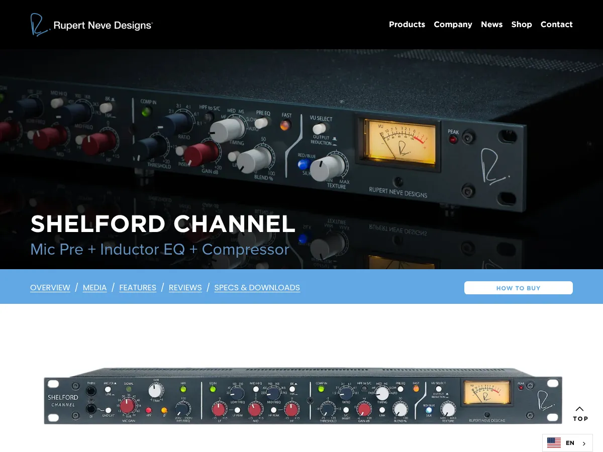 Rupert Neve Designs Shelford Channel