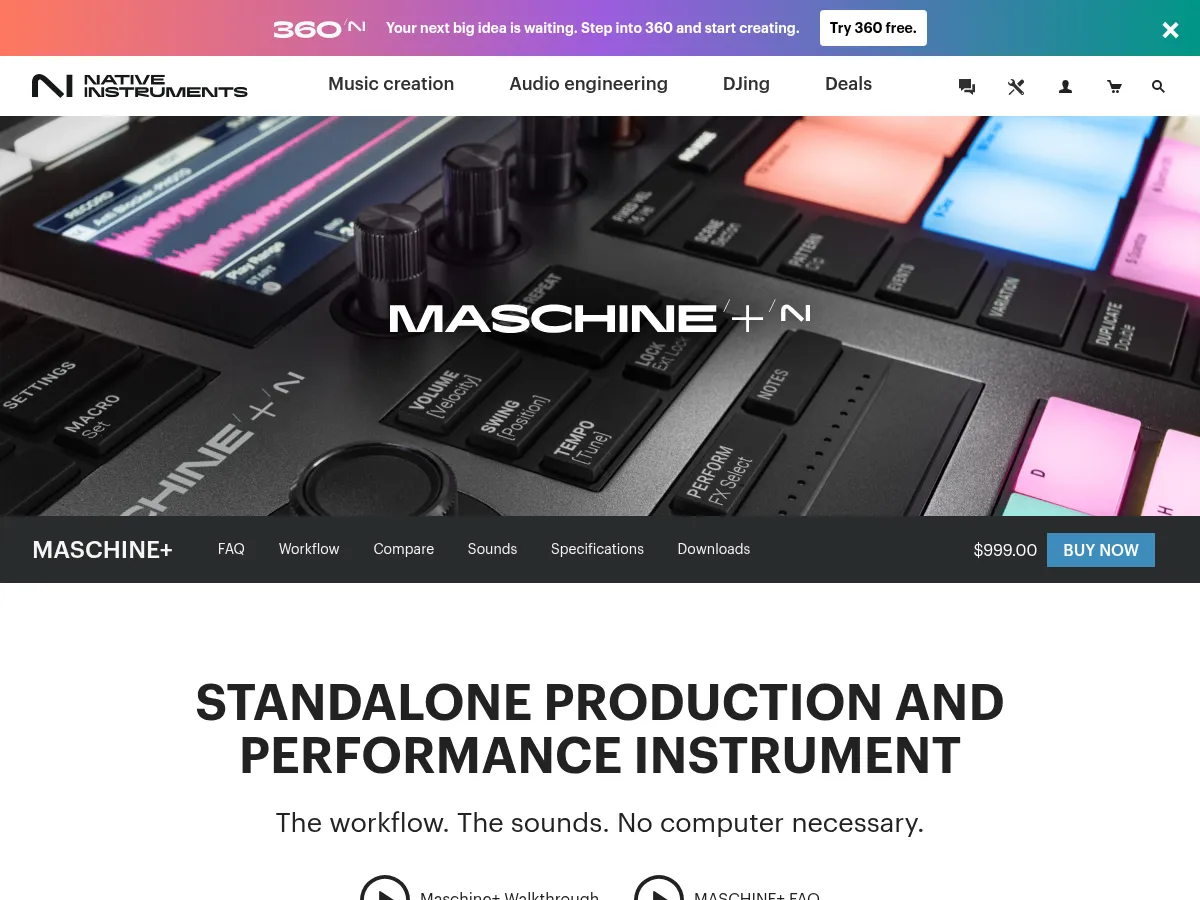 Native Instruments Maschine+