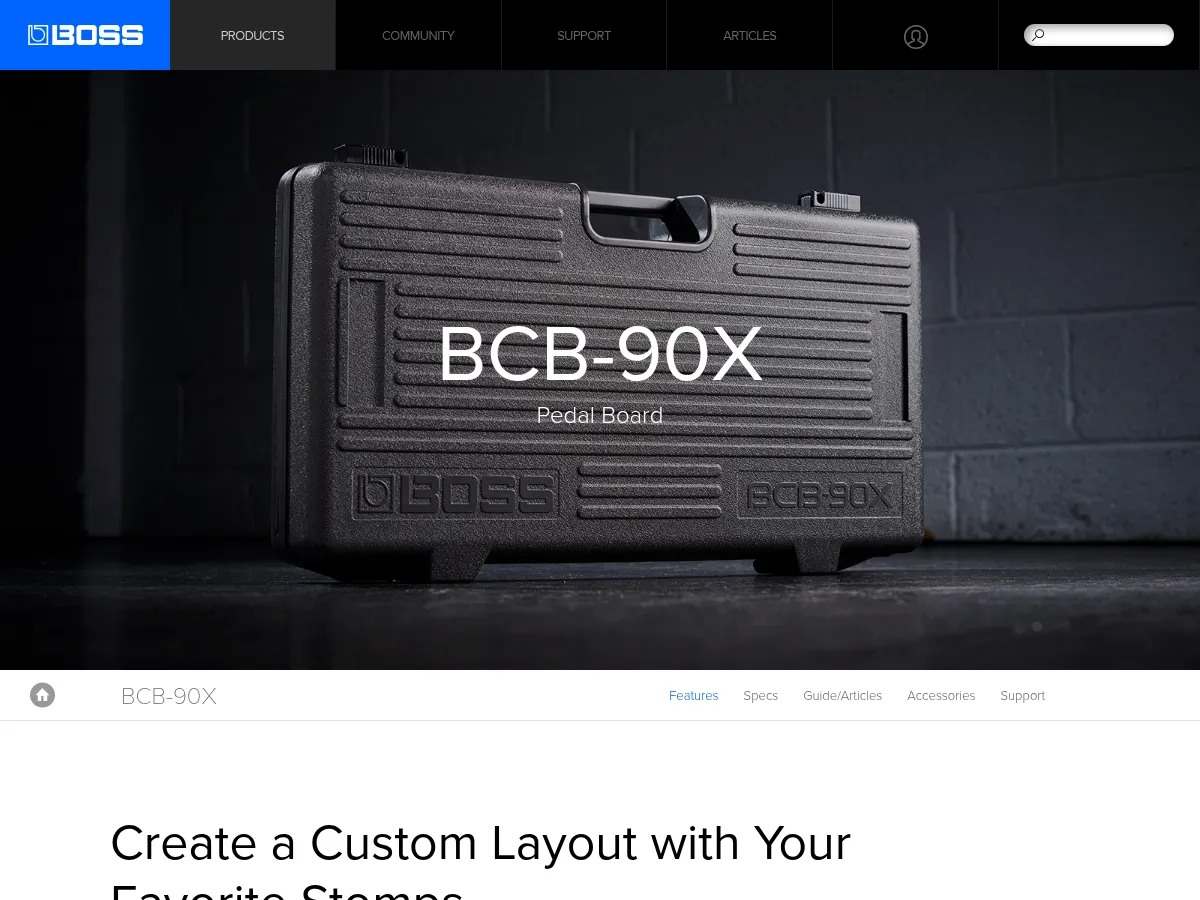 Boss BCB-90X Pedalboard