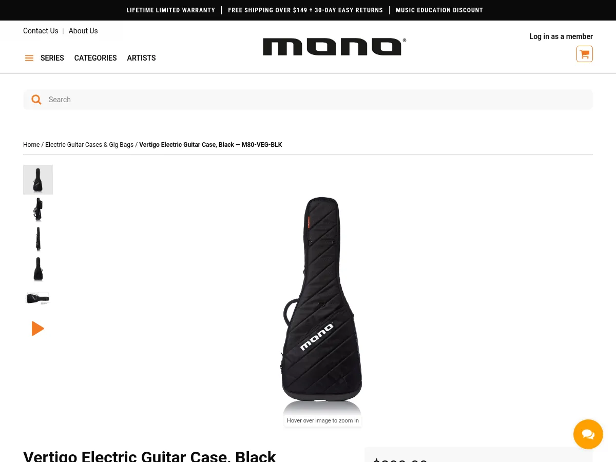 Mono M80 Vertigo Electric Guitar Case