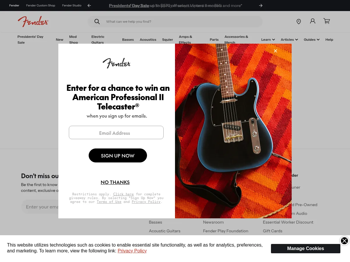 Fender Deluxe Stratocaster/Telecaster Gig Bag