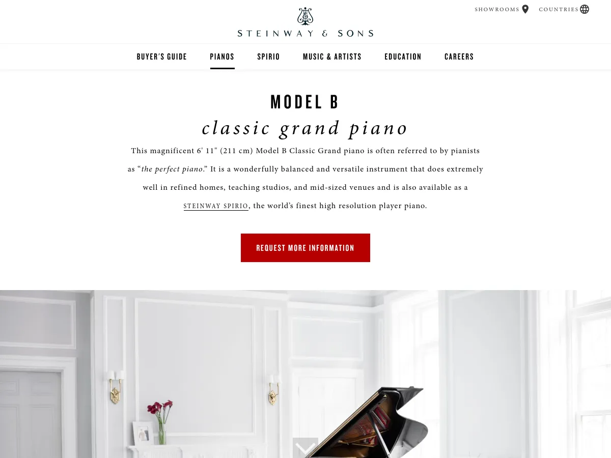 Steinway Model B Grand Piano