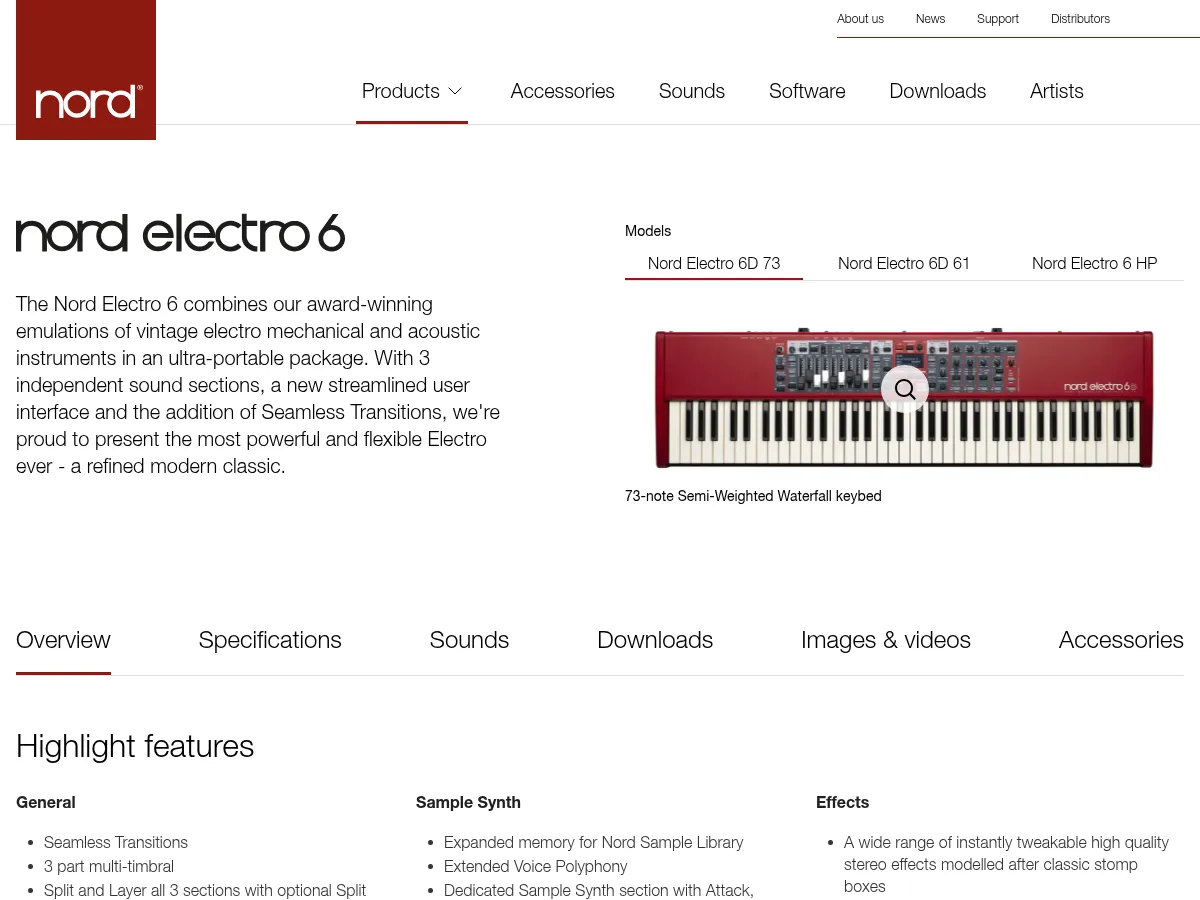 Nord Electro 6D 73
