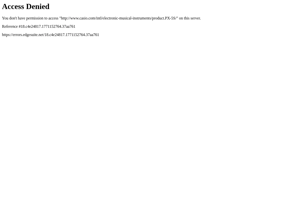 Casio PX-5S Privia Pro Stage Piano