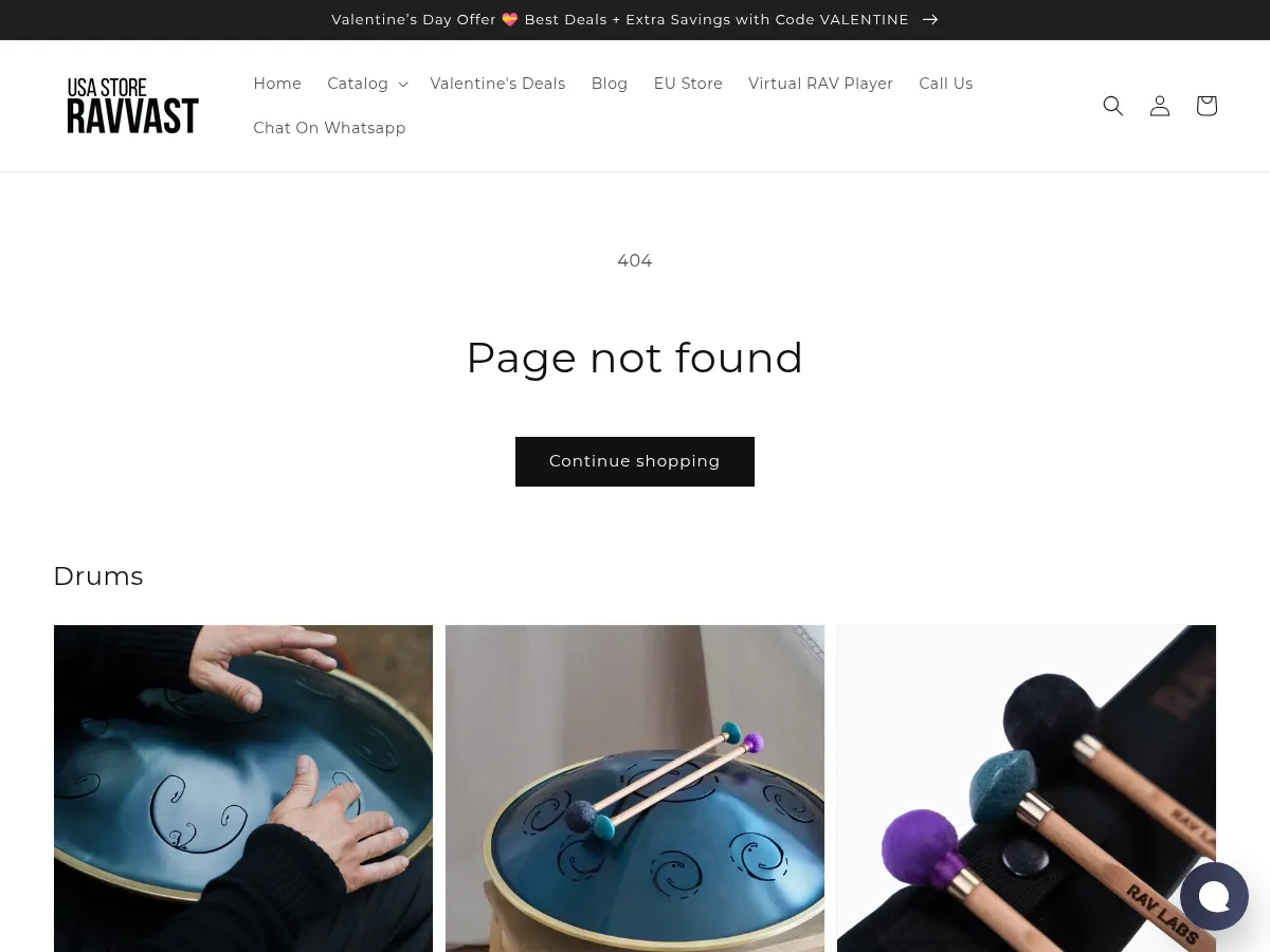 RAV Vast B Celtic Minor Steel Tongue Drum