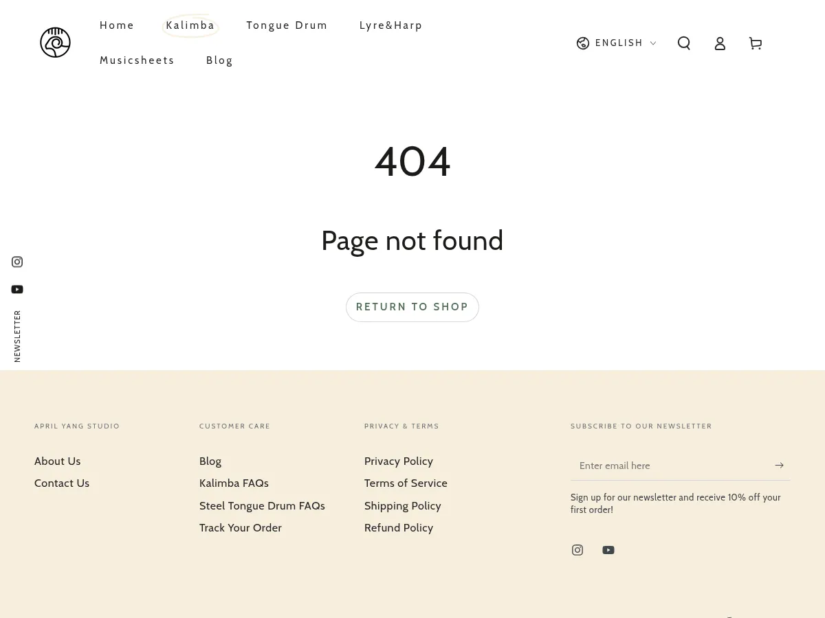 April Yang Acrylic Kalimba 17-Key